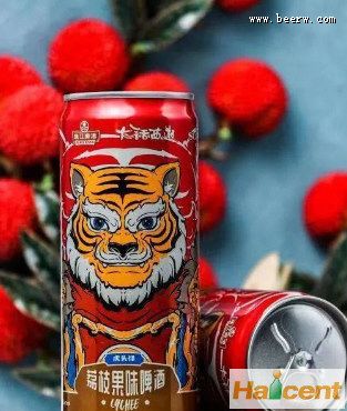 珠江啤酒与广州邮政合作 推出荔枝果味虎啤